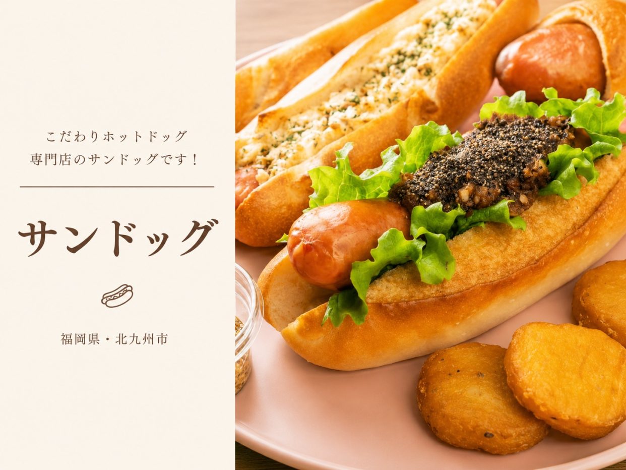 【北九州】こだわりホットドッグのフードトラック「サンドッグ」がGoSmart加盟店に！